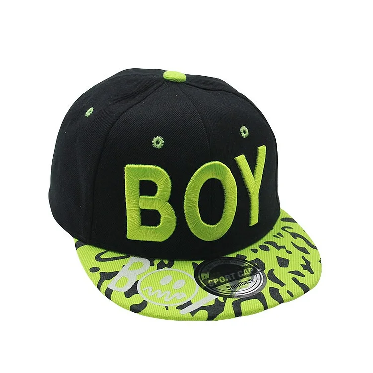 TopHat Boys Child Letter Sun Baseball Cap Summer Snapback Adjustable Hip Hop Kids Letter Hats Various Colors Gorros