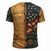 Men's Vintage American 250th Anniversary USA Patriotic Short-Sleeve T-Shirt by Inlyline