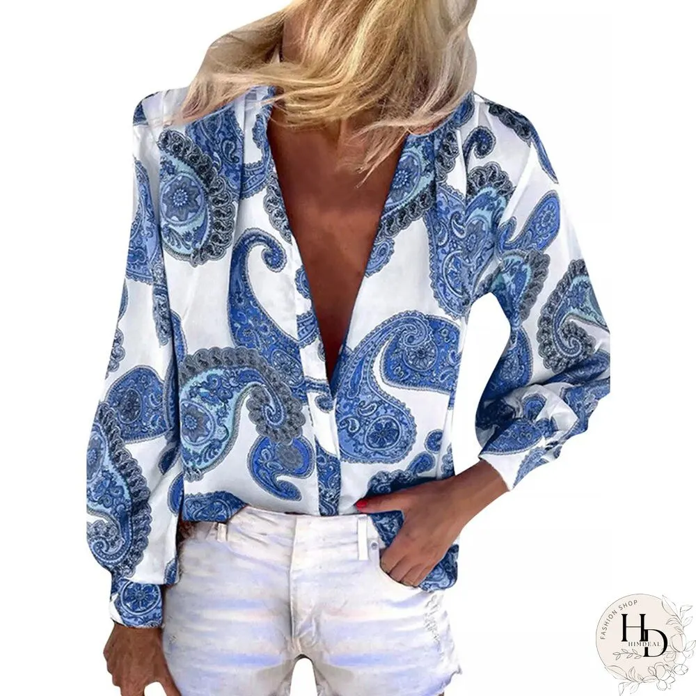 Womens office work long sleeve shirt button female t-shirts fashion tee turn down collar