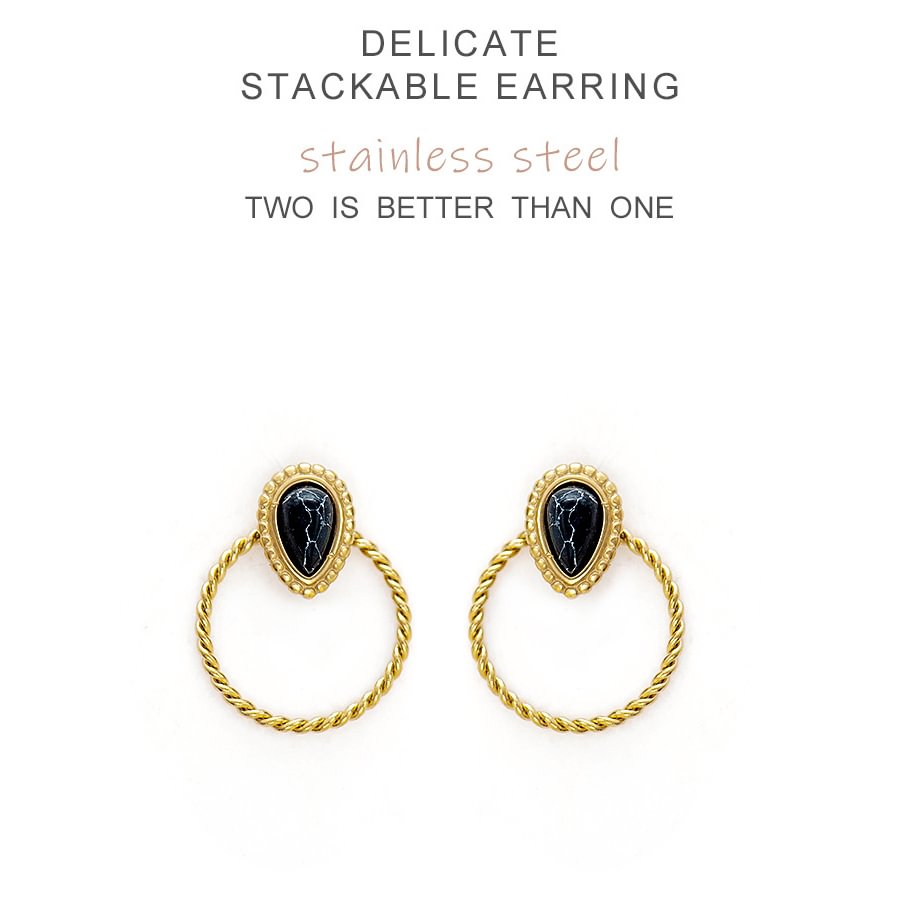 Letclo™ Natural Stone Earrings letclo Letclo