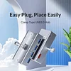 USB 3.0 HUB Aluminum External Multi 4 Ports USB Splitter Adapter