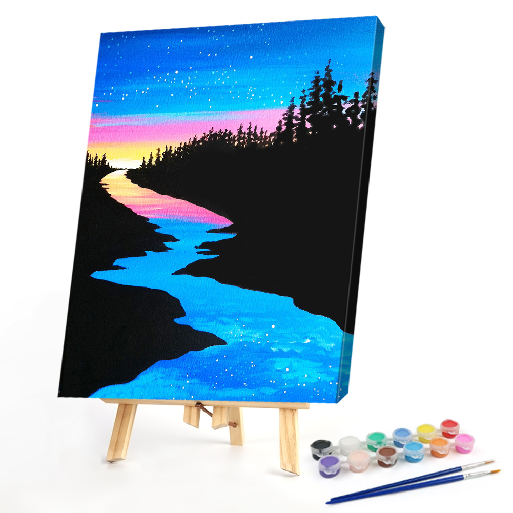 

40*50CM - Paint By Numbers - Scenery, 501 Original
