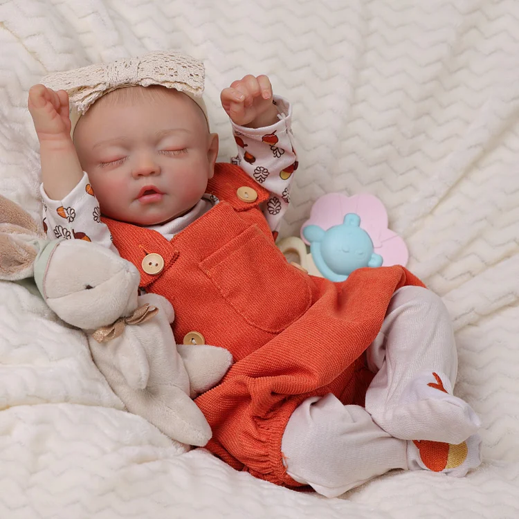 Babeside Suzy 17'' Reborn Baby Doll Girl Lifelike Sleeping Sweet Persimmon Lovely