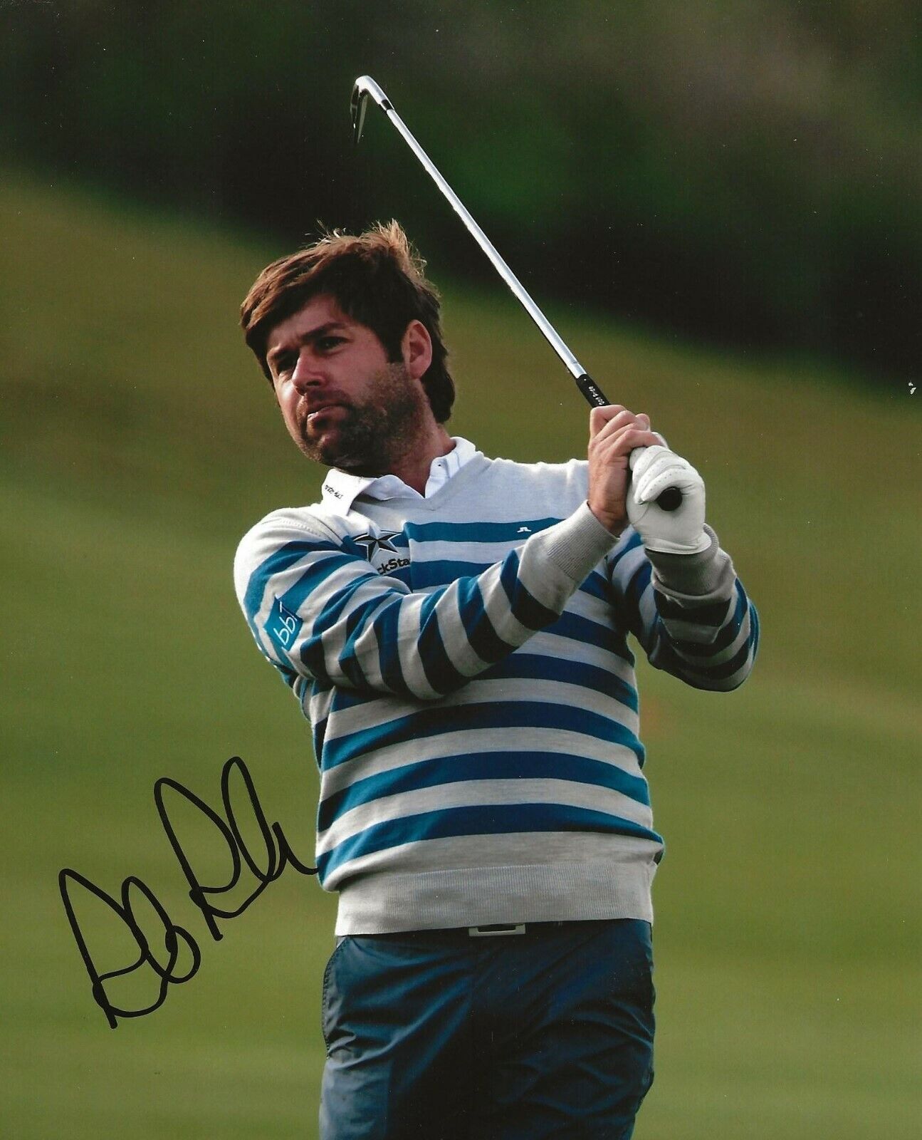 Robert Rock signed PGA Golf 8x10 Photo Poster painting autographed England 4