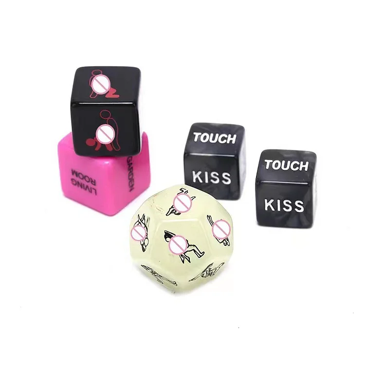 Erotic Dice 12-Sided Positions Set of 5