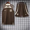 2024/2025 Corinthians pre-match training Brown Jersey+Shorts 1:1 Thai Quality