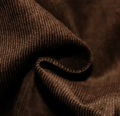 Men's Vintage Corduroy Polo Collar Long Sleeve Sweatshirt