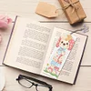 4Pcs DIY Animal Diamond Painting Bookmarks