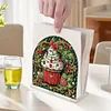 DIY Christmas Dessert Acrylic Diamond Painting Napkin Holder Desktop Ornaments