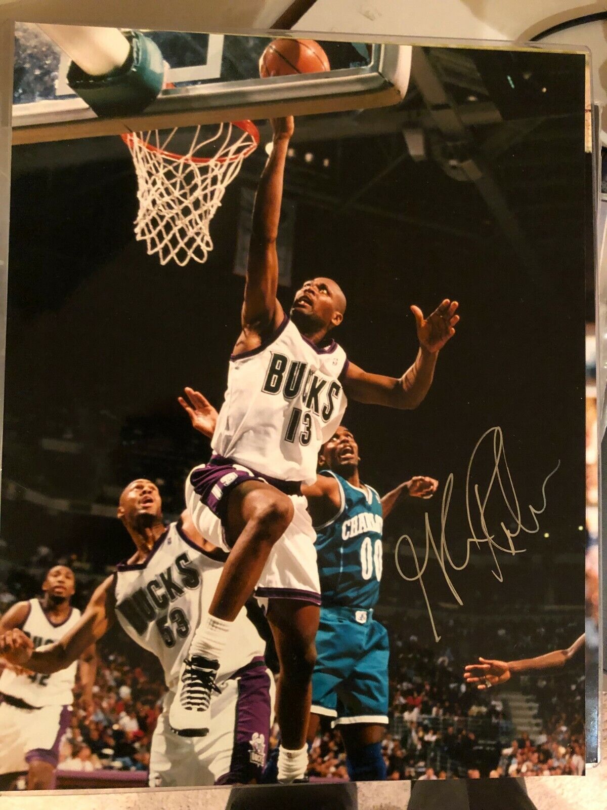 GLENN ROBINSON MILWAUKEE BUCKS 11X14 Signed Autographed