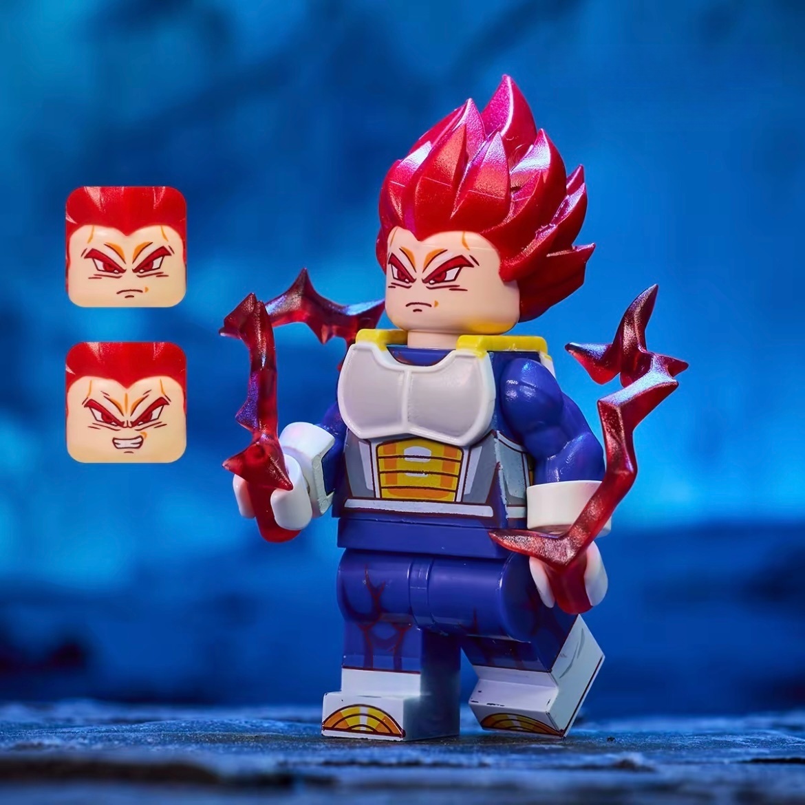 Dragon Ball Super Minifigure Collection - Goku (Super Saiyan God), Jiren, Kale, Zamasu & More Building Blocks Set