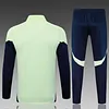 2025/2026 Real Madrid Light Green Long Zipped Jacket Football Shirt 1:1 Thai Quality