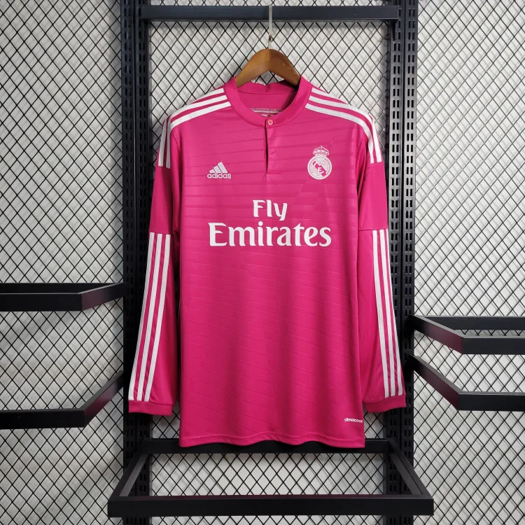 2014/2015 Retro Long Sleeve Real Madrid Away Football Shirt 1:1 Thai Quality