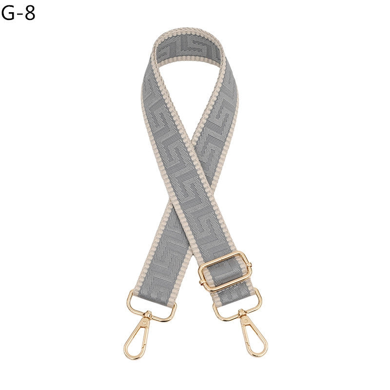 Polyester Color Block Bag Strap