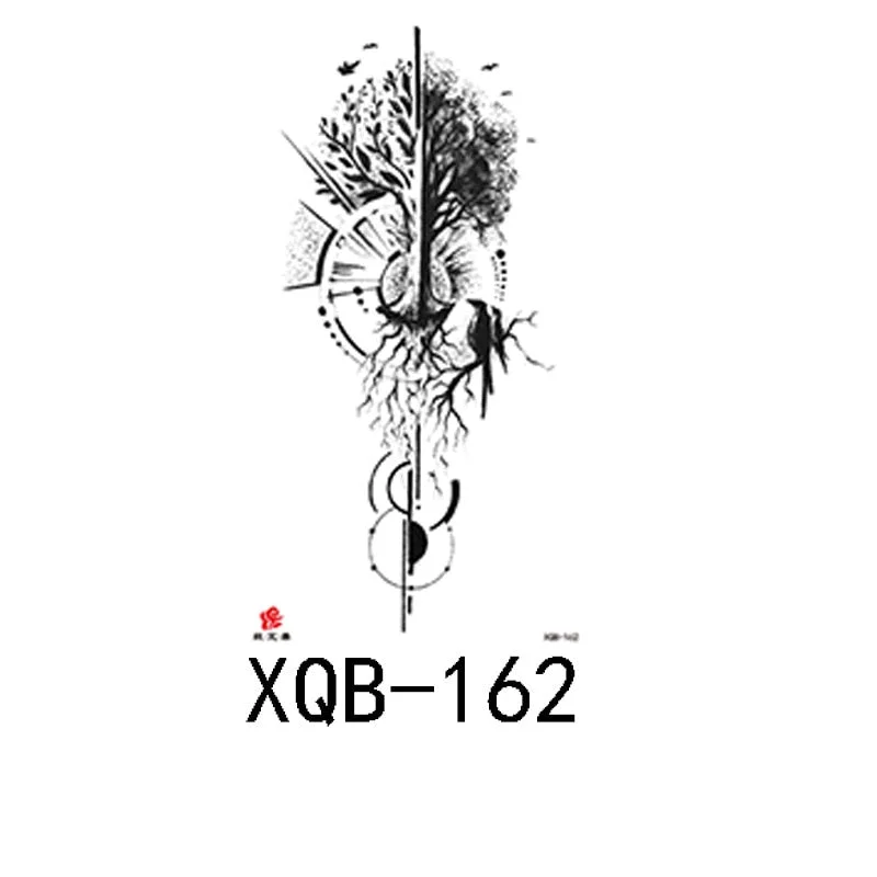 Small full arm waterproof tattoo stickers fierce wolf head animal arm lasting European and American tattoo stickers