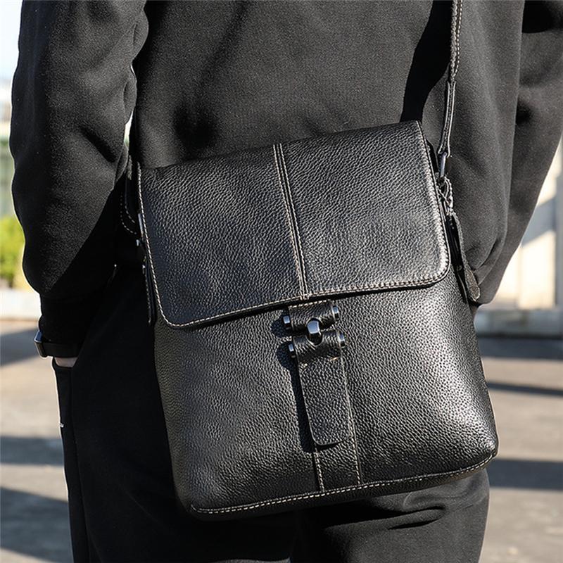 Mens Vintage Business Casual Crossbody Bags