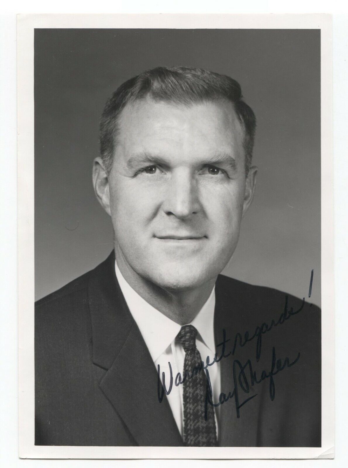 Raymond P. Shafer Signed Photo Poster painting Autographed Signature Pennsylvania Governor