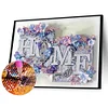 Home Letter-Crystal Rhinestone Diamond Painting