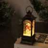 Christmas glowing interior water-filled wind lantern
