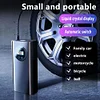 Portable Air Compressor Rechargeable LCD Display Electric Tire Pump 1500mAh