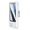 Bathroom Waterproof Phone Mount with BT Speaker 60 Degree Adjustable Angle Anti-Fog Shower Phone Stand No-Drill Wall Mount with Touchscreen for Bathroom Accessory Adults
