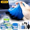 Fesciory 4 Pack Keyboard Cleaner - Universal Car Vent Cleaning Kit, Detailing Cleaning Gel Putty for Car Dash, Printers, Calculators, Speakers