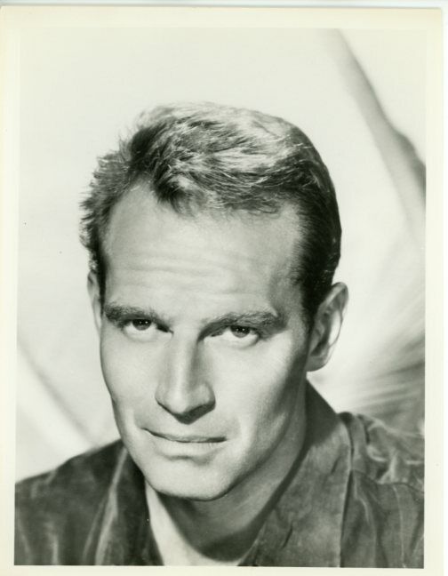 Charlton Heston 'Bogart' 1967 Original Press 7x9 Photo Poster painting