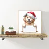 12pcs Christmas Puppy-11CT Stamped Cross Stitch Set 12.5*12.5cm/4.92*4.92in tapestrymarket