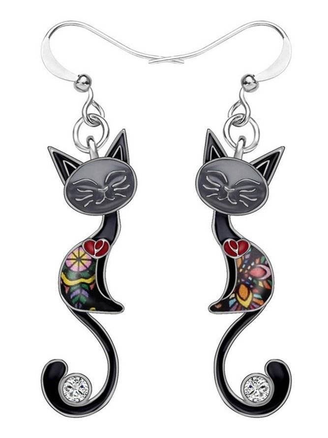 Creative Kitten Vintage earrings