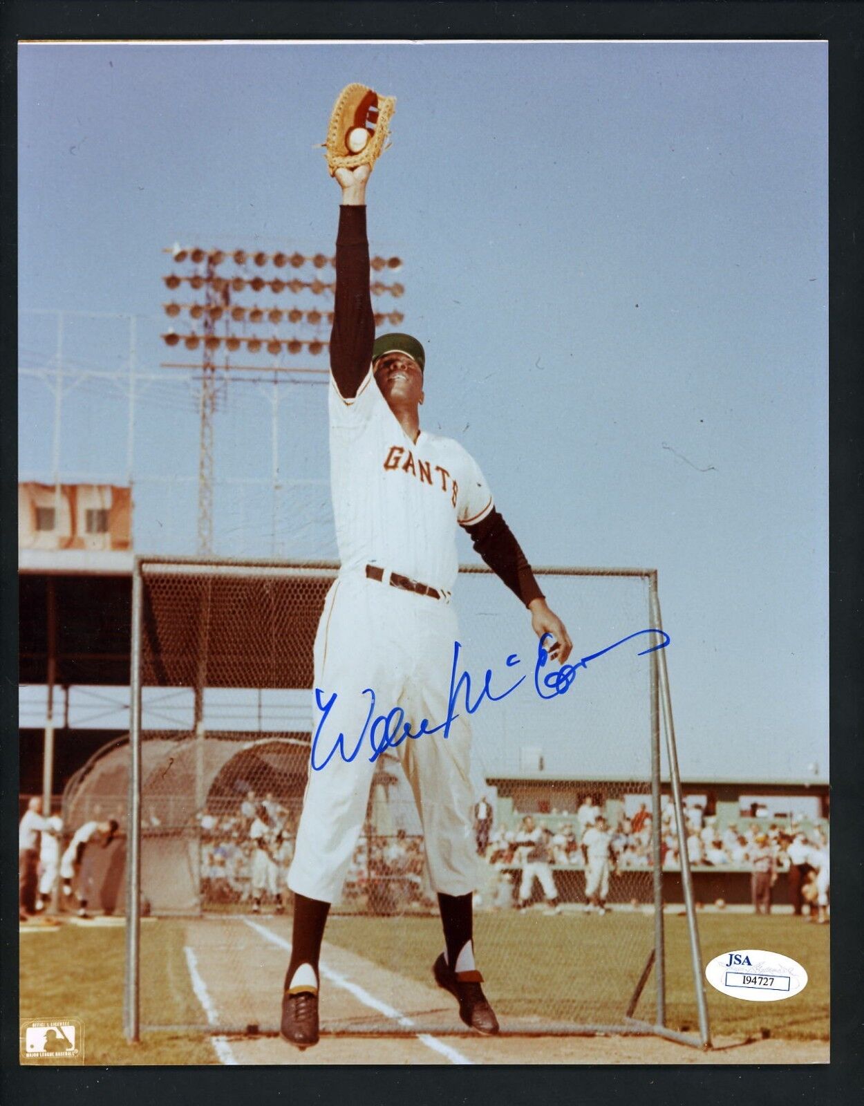 Willie McCovey Signed 8x10 Photo Poster painting w JSA authentication sticker & card Autographed