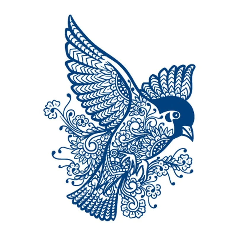 Semi-permanent Waterproof Temporary Tattoo Skull Snake Flower Body Art Tattoo Sticker Full Fake Tatoo Women Men