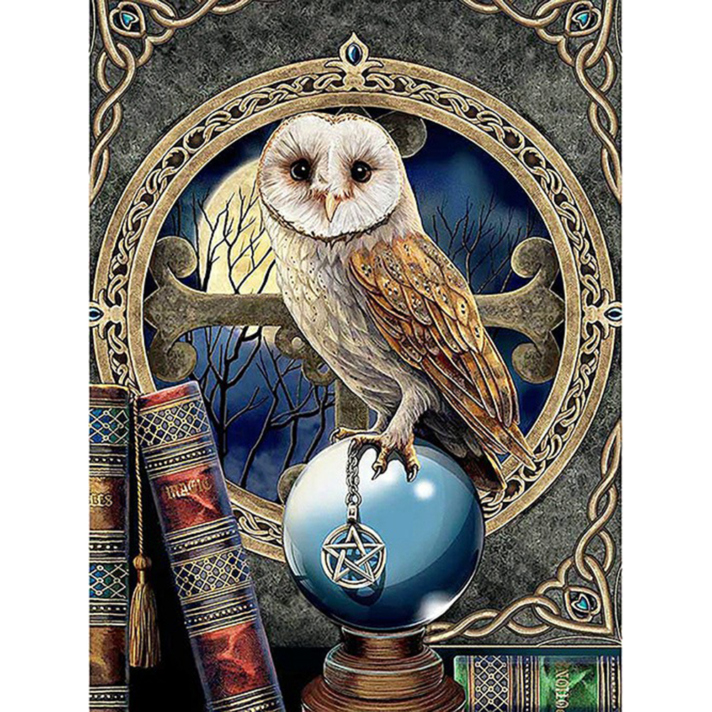 

Owl - Round Drill Diamond Painting - 30*40CM, 501 Original