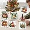 12Pcs Night Light DIY Diamond Painting Greeting Card Kit for Adults Gifts