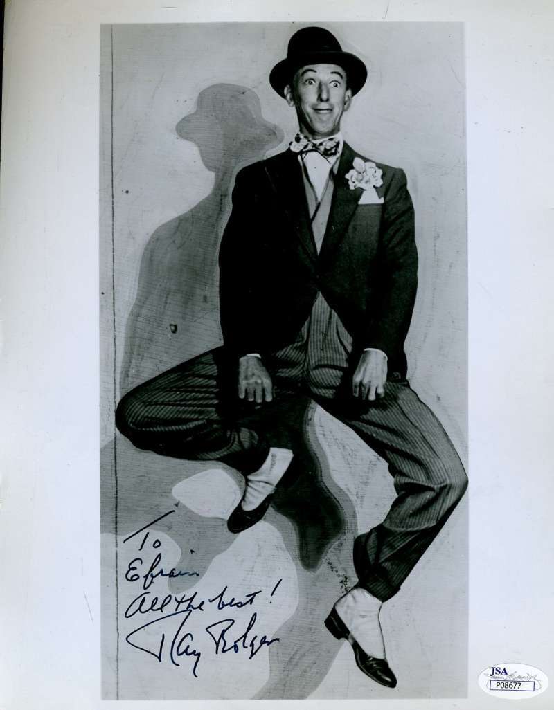 Ray Bolger Jsa Signed 8x10 Photo Poster painting Authenticated Autograph