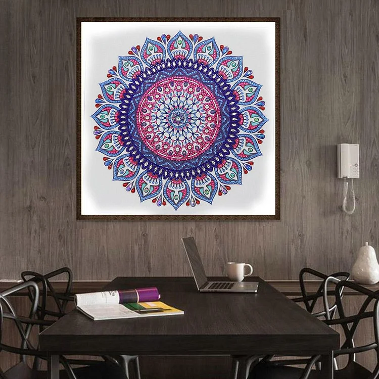 Diamond Painting  Special-shaped diamond painting - Mandala Flower