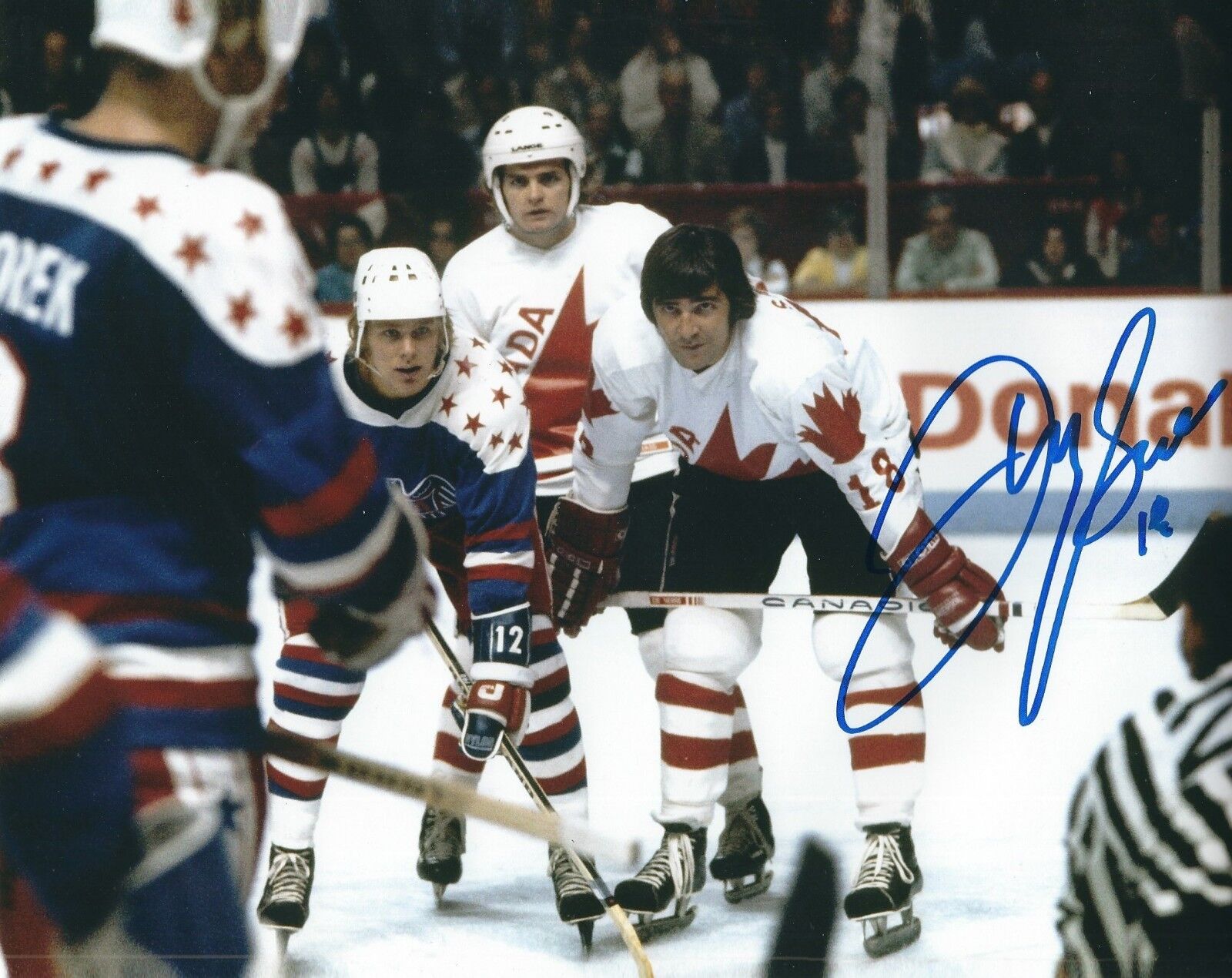 Signed 8x10 DANNY GARE Canada Buffalo Sabres Autographed Photo Poster painting - COA