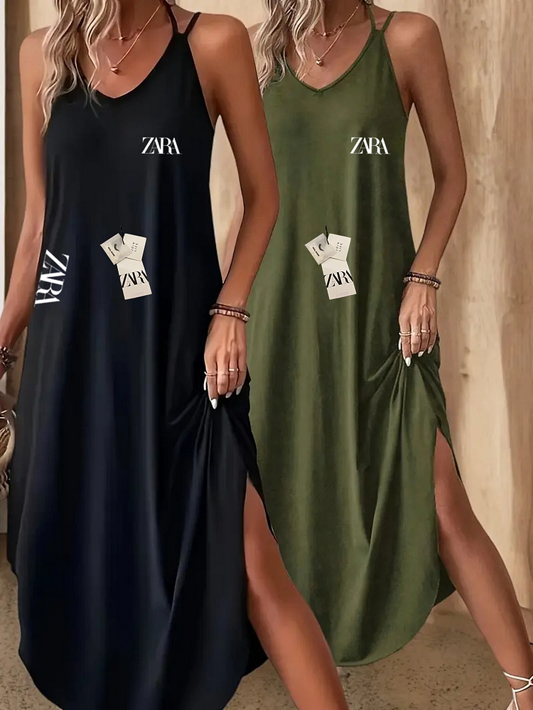 Dlouhé ležérní šaty ZARA, 2 kusy