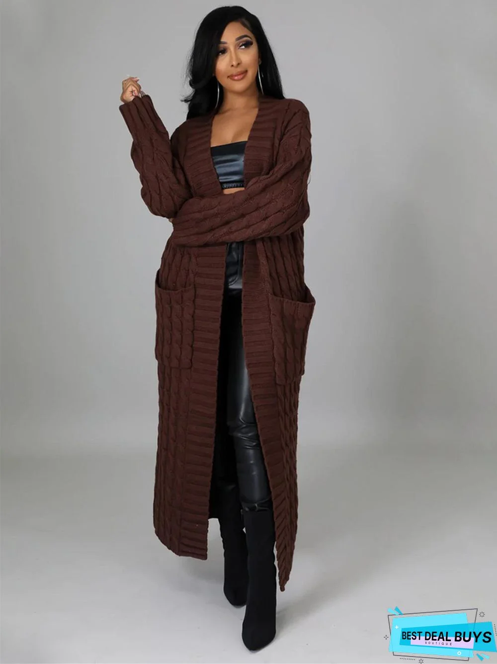 Sexy Casual Solid Color Long Sleeve Sweater