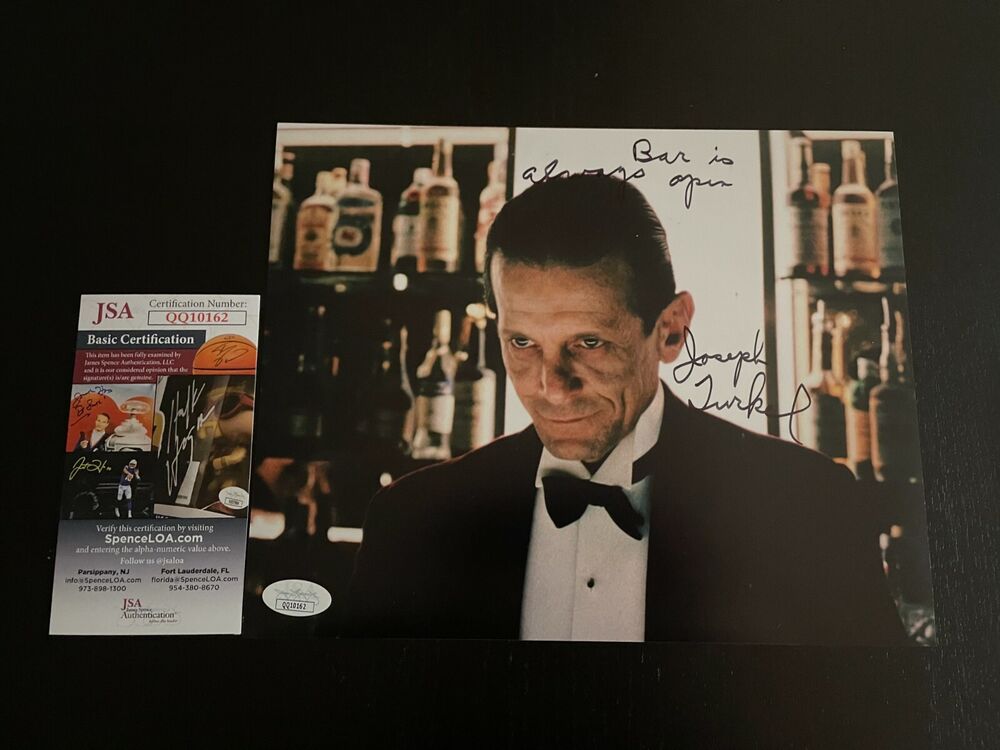 JOSEPH JOE TURKEL SIGNED 8X10 Photo Poster painting  AUTOGRAPHED THE SHINING LLOYD  2