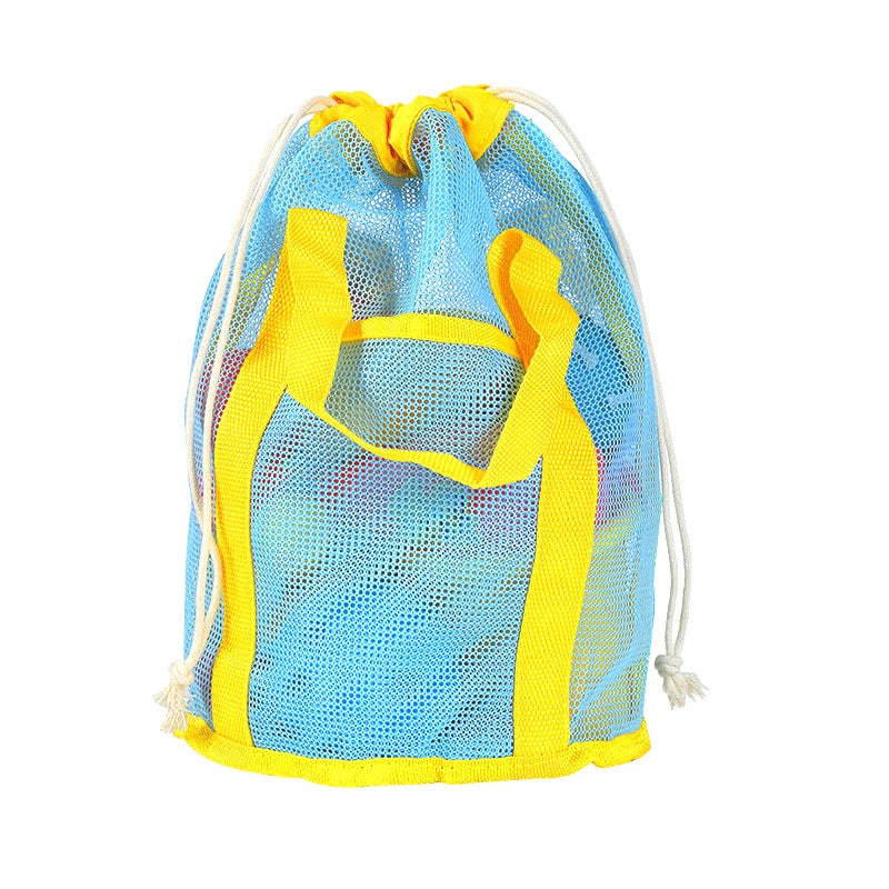 New Color Matching Children’s Toy Bag Shell Storage Bag Travel Beach Bag Hollow Transparent Beach Bag