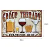 Groupe de bi&egrave;re glac&eacute;e - Panneaux en &eacute;tain m&eacute;tallique(20*30cm/30*40cm) - Bi&egrave;re