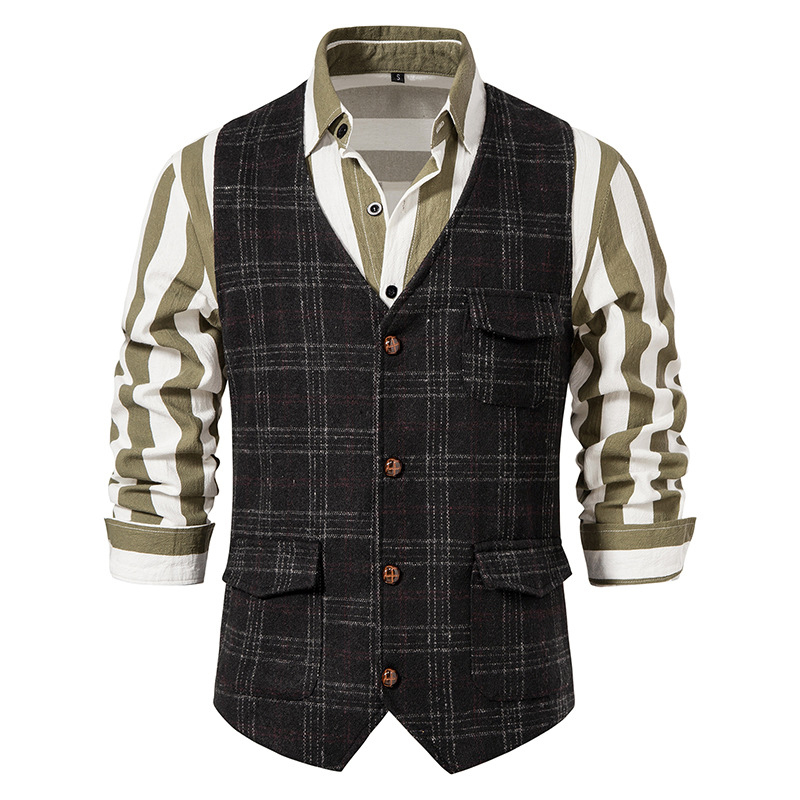 Vintage Men's Suit Tweed Vest