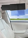 Polarized Sun Visor with Zipper Slider Car Sun Visor Extension for Safe Driving