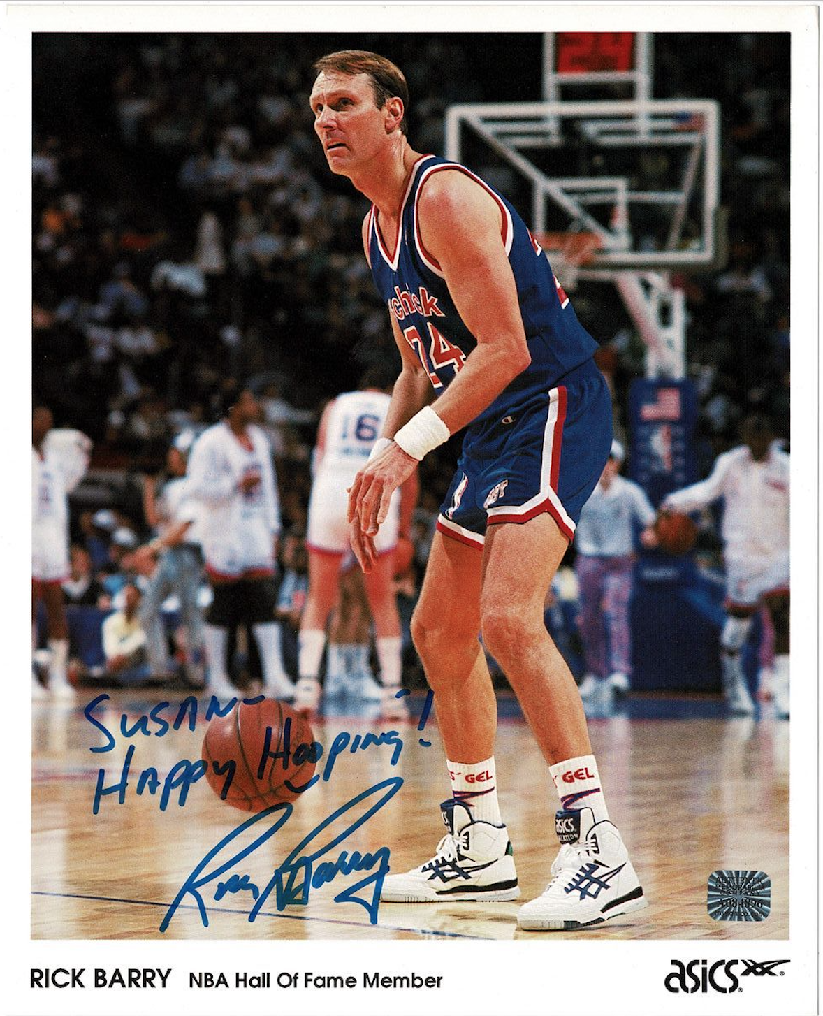 Rick Barry signed autographed magazine Photo Poster painting! RARE! AMCo Authenticated! 9100