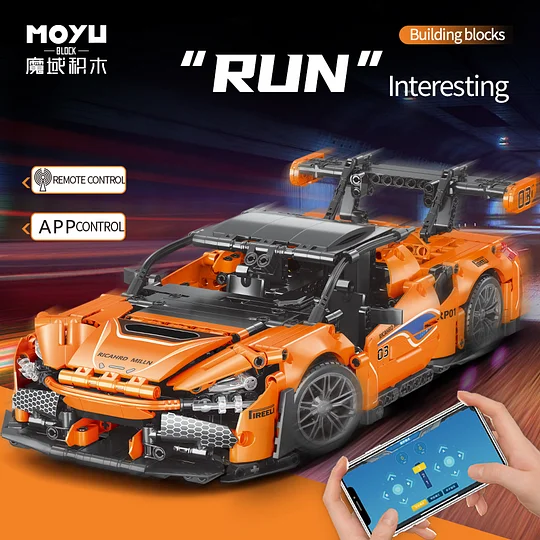 MOYU building block sports car: 1:14 McLaren MY88313 (1074PCS)