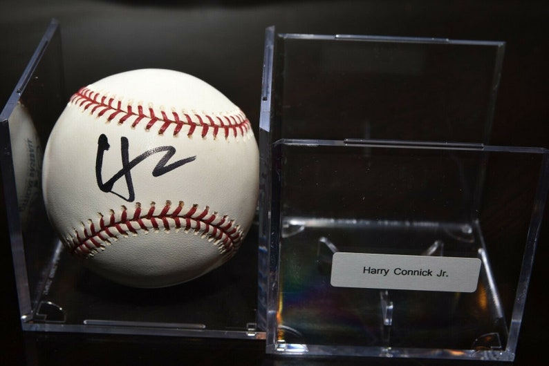 Harry connick jr. signed autographed rawlings baseball