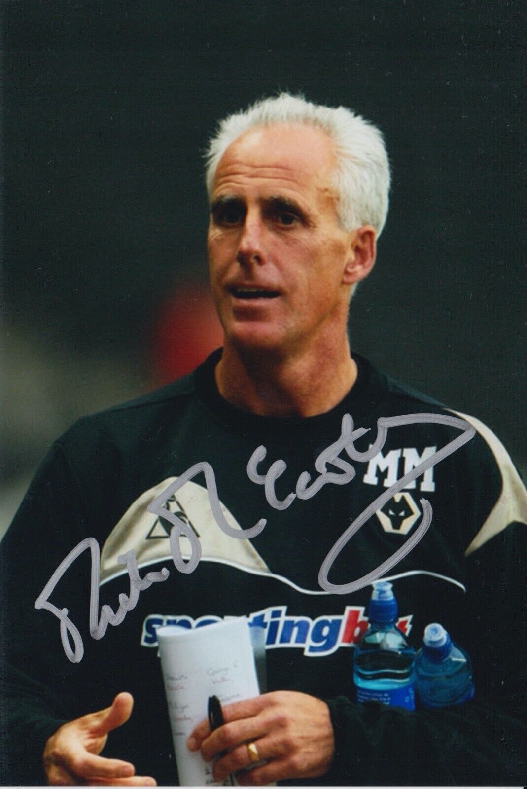 MICK MCCARTHY HAND SIGNED 6X4 Photo Poster painting - FOOTBALL AUTOGRAPH - WOLVES 1.