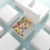 100 Pack | 4"x4"x2" White Cake Cupcake Party Favor Gift Boxes, DIY