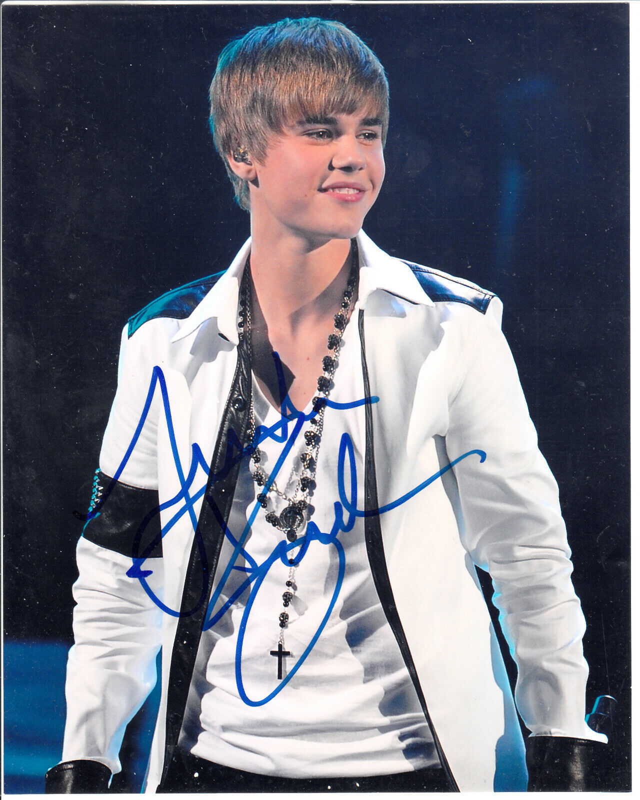 Justin Bieber Singer Signed Autograph 8x10