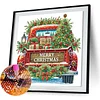 Xmas Car - Diamond Painting - Full Round Drill (Canvas|30*30cm)